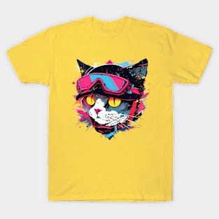 cat biker T-Shirt